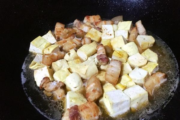 豆干烧肉的做法图解12