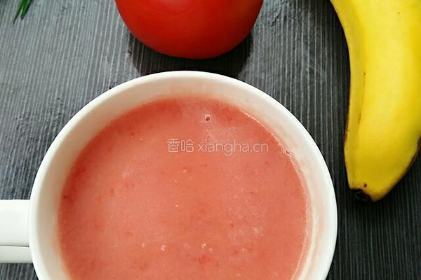 番茄香蕉汁的做法图解6
