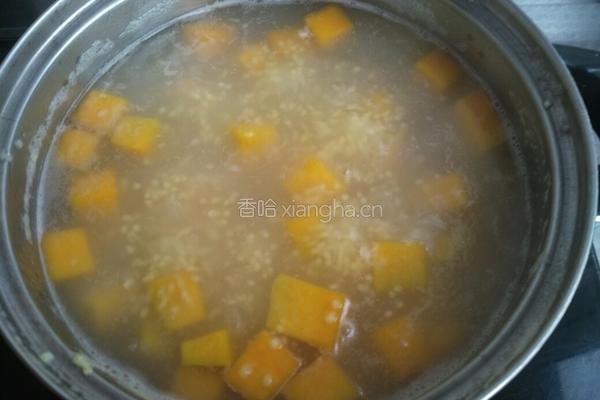 小米南瓜粥的做法图解5