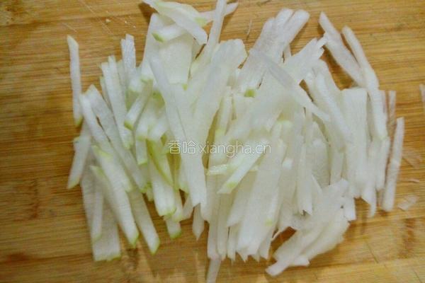 萝卜炒豆腐渣的做法图解1