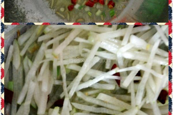萝卜炒豆腐渣的做法图解3