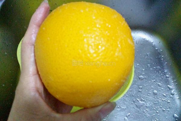 盐蒸橙子的做法图解3