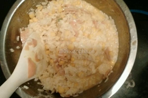 巧吃剩米饭的做法图解3