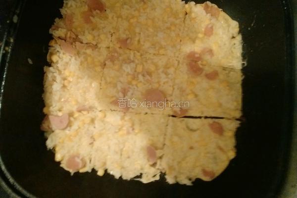 巧吃剩米饭的做法图解4