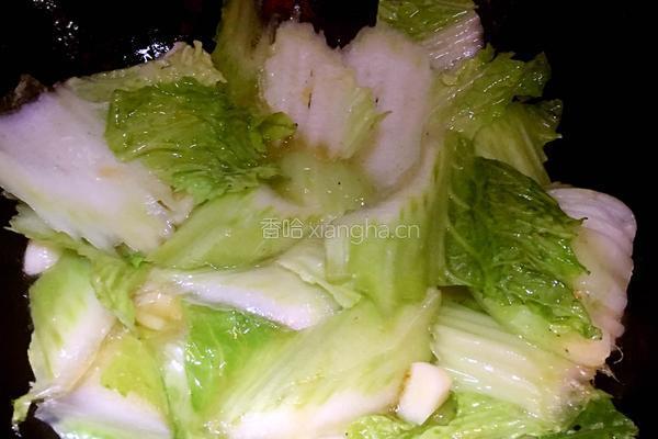虾油白菜的做法图解3