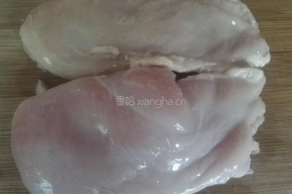 鲜虾鸡肉球的做法图解2