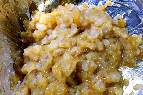 韭菜鸡蛋虾仁水饺的做法图解5