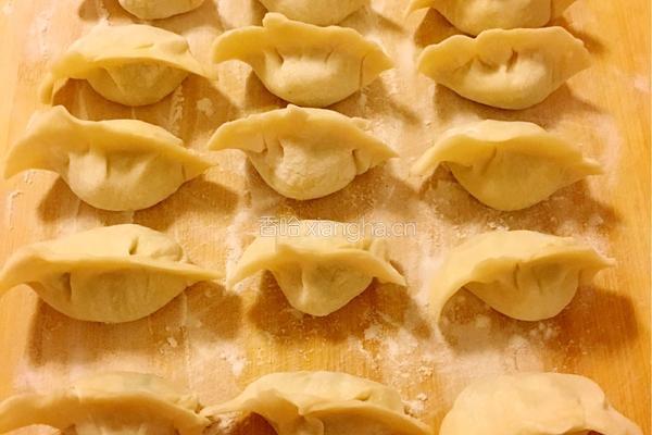 韭菜鸡蛋虾仁水饺的做法图解20