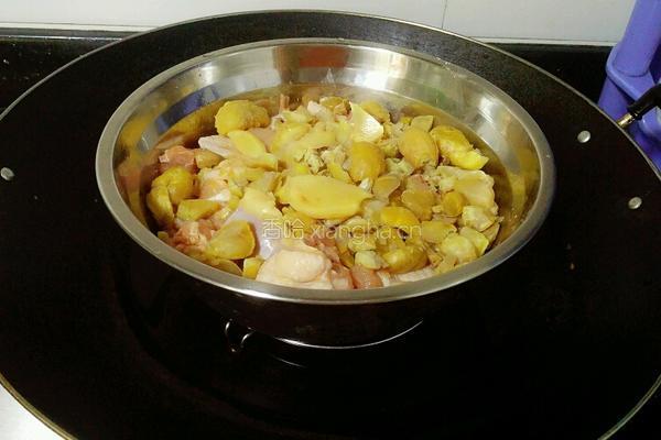 板栗蒸鸡的做法图解10