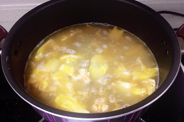 牛肉虾仁白菜鸡蛋粥的做法图解5
