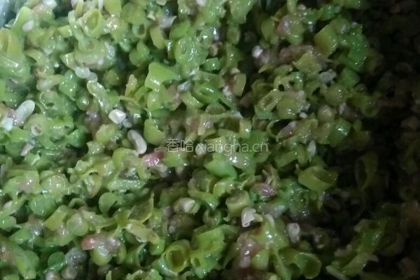 儿童豆角肉水饺（多菜少肉篇的做法图解3