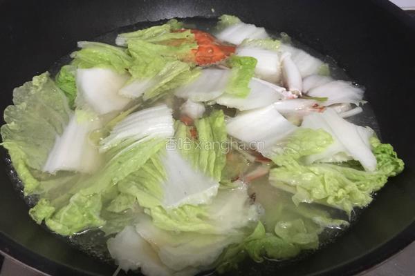 梭子蟹白菜汤的做法图解7