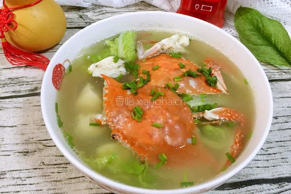 梭子蟹白菜汤的做法图解8