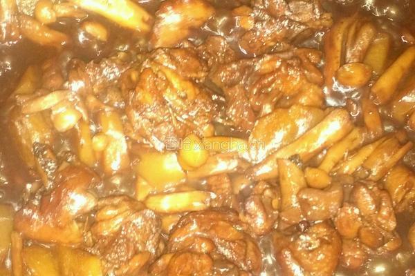 红烧海鲜菇鸡腿肉的做法图解20