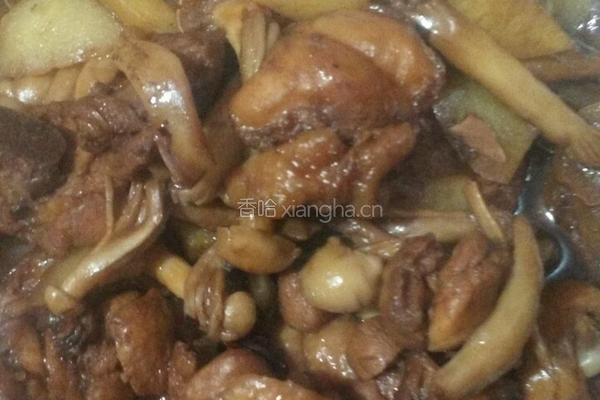 红烧海鲜菇鸡腿肉的做法图解22