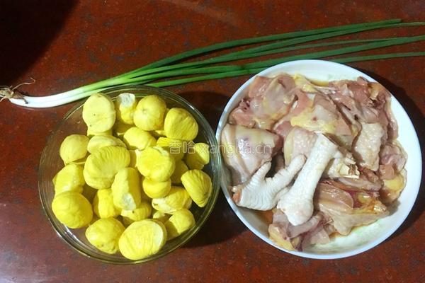 板栗焖鸡肉的做法图解4