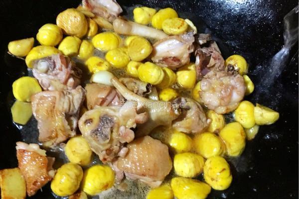 板栗焖鸡肉的做法图解11
