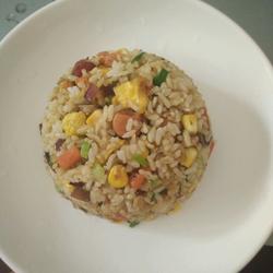 七彩炒饭的做法[图]