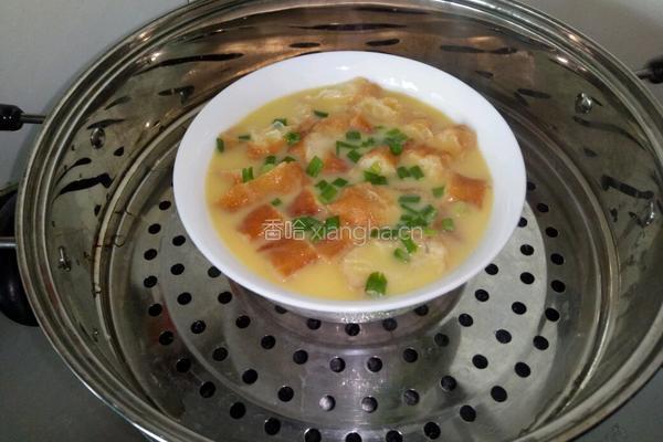 油条蒸鸡蛋的做法图解6