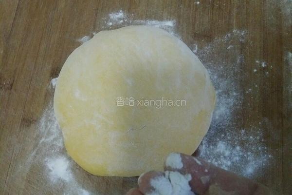 南瓜花卷的做法图解3