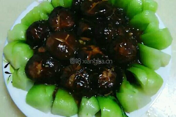 肉丁焖香菇的做法图解10