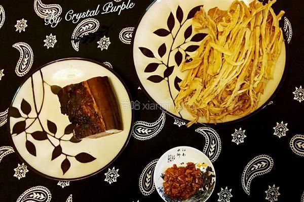腊肉炒笋干的做法图解1