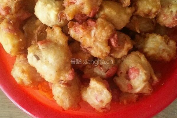 炸萝卜火腿丸子的做法图解17