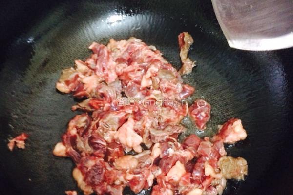 小炒牛肉的做法图解5