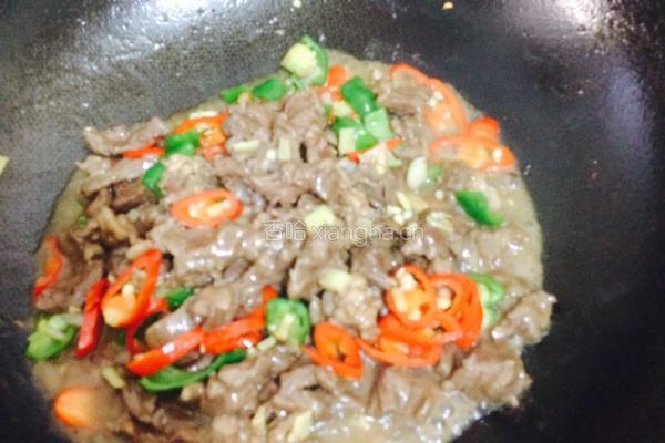 小炒牛肉的做法图解10