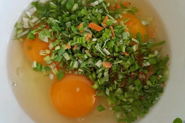 葱花鸡蛋饼的做法图解1