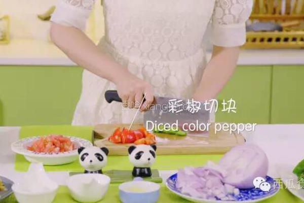 缤纷茄条的做法图解3