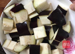 红烧土鸡茄子皮带面的做法图解3