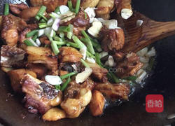 红烧土鸡茄子皮带面的做法图解10