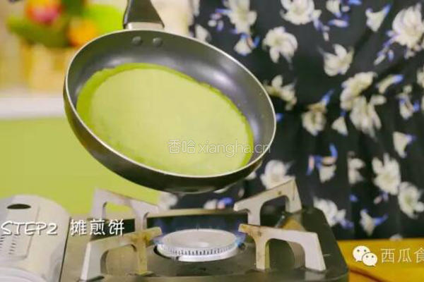 蔬菜卷饼的做法图解3