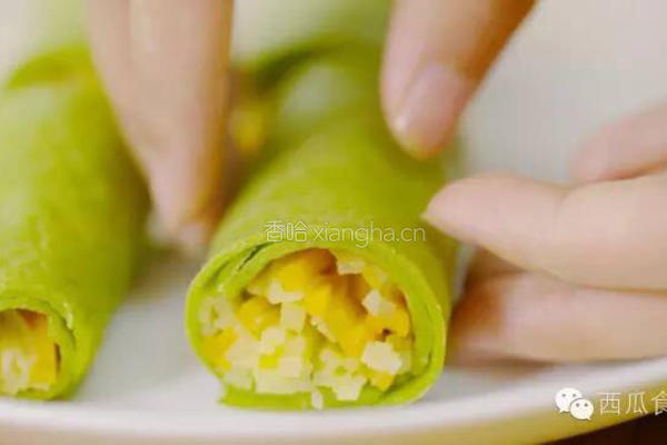 蔬菜卷饼的做法图解7