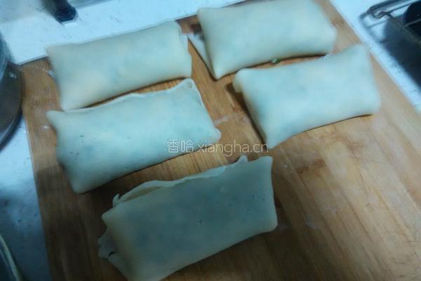 韭菜盒子(煎饼盒子)的做法图解4