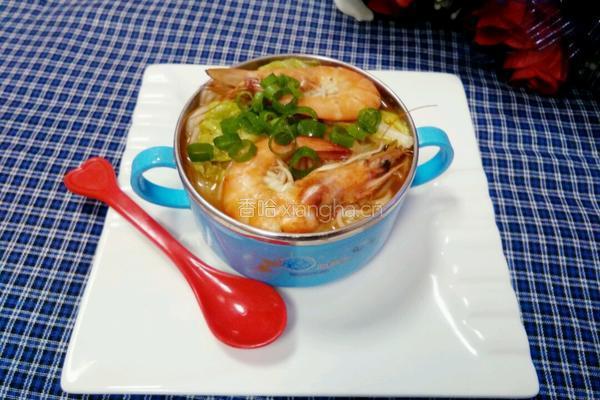 虾面条的做法图解12