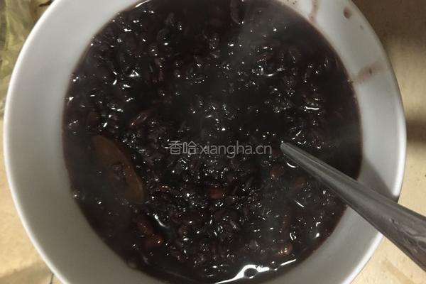 黑豆黑米粥