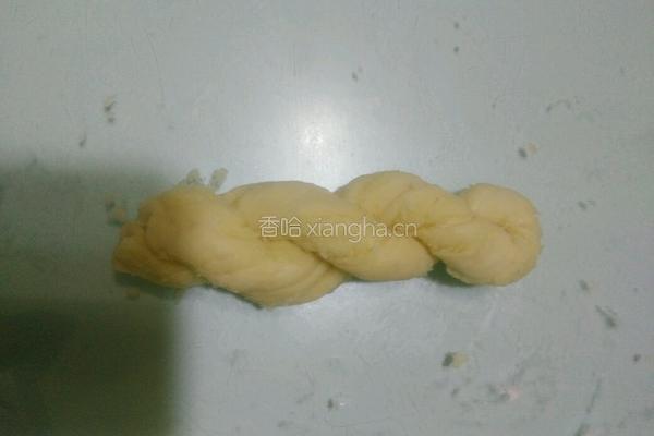 椰蓉麻花面包的做法图解12