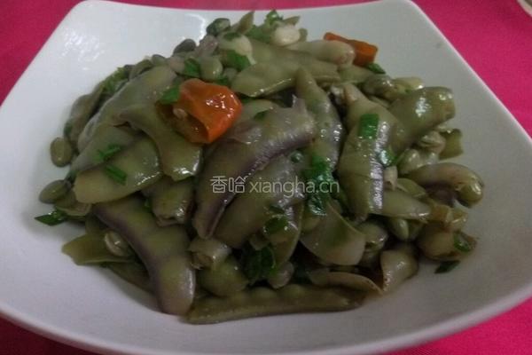炒扁豆的做法图解5