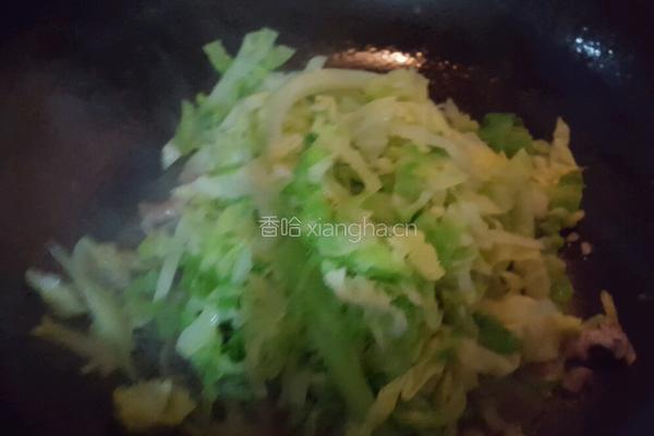 炒甘蓝菜的做法图解8