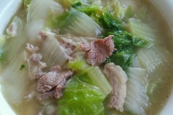 羊肉白菜的做法图解6