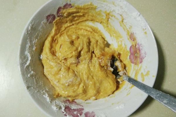 豆沙南瓜饼的做法图解4