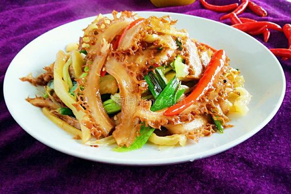 香蒜榨菜炒金钱肚(开胃版)的做法图解18