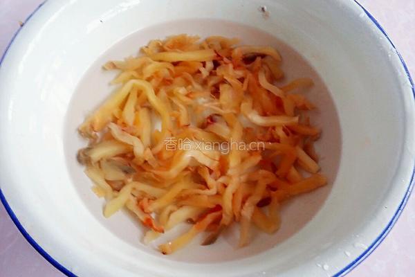 香蒜榨菜炒金钱肚(开胃版)的做法图解4