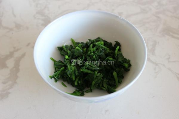 咸蛋菠菜粥的做法图解3