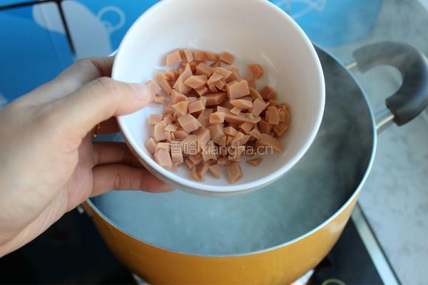咸蛋菠菜粥的做法图解6