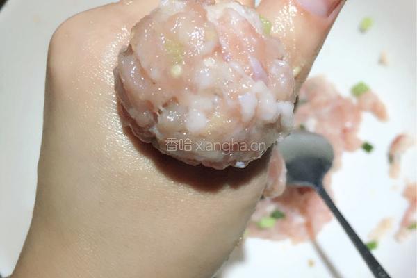 手工猪肉丸冬瓜汤的做法图解8