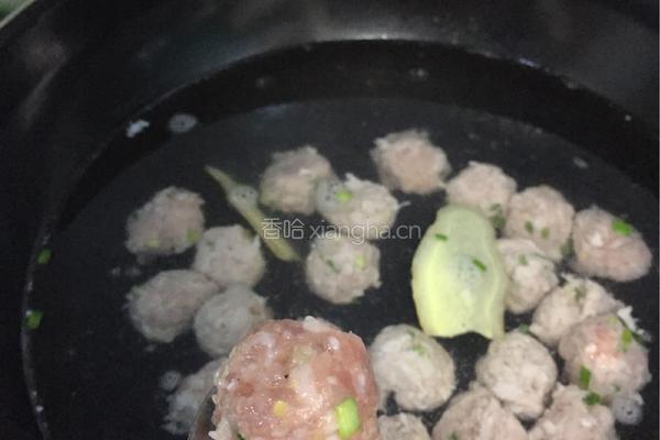 手工猪肉丸冬瓜汤的做法图解9