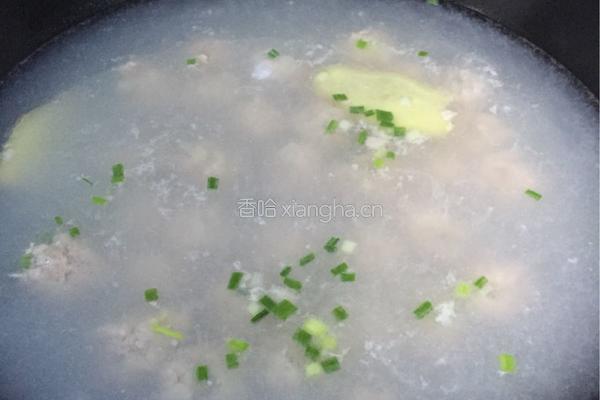 手工猪肉丸冬瓜汤的做法图解10